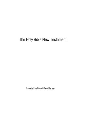 cover image of The Holy Bible New Testament
